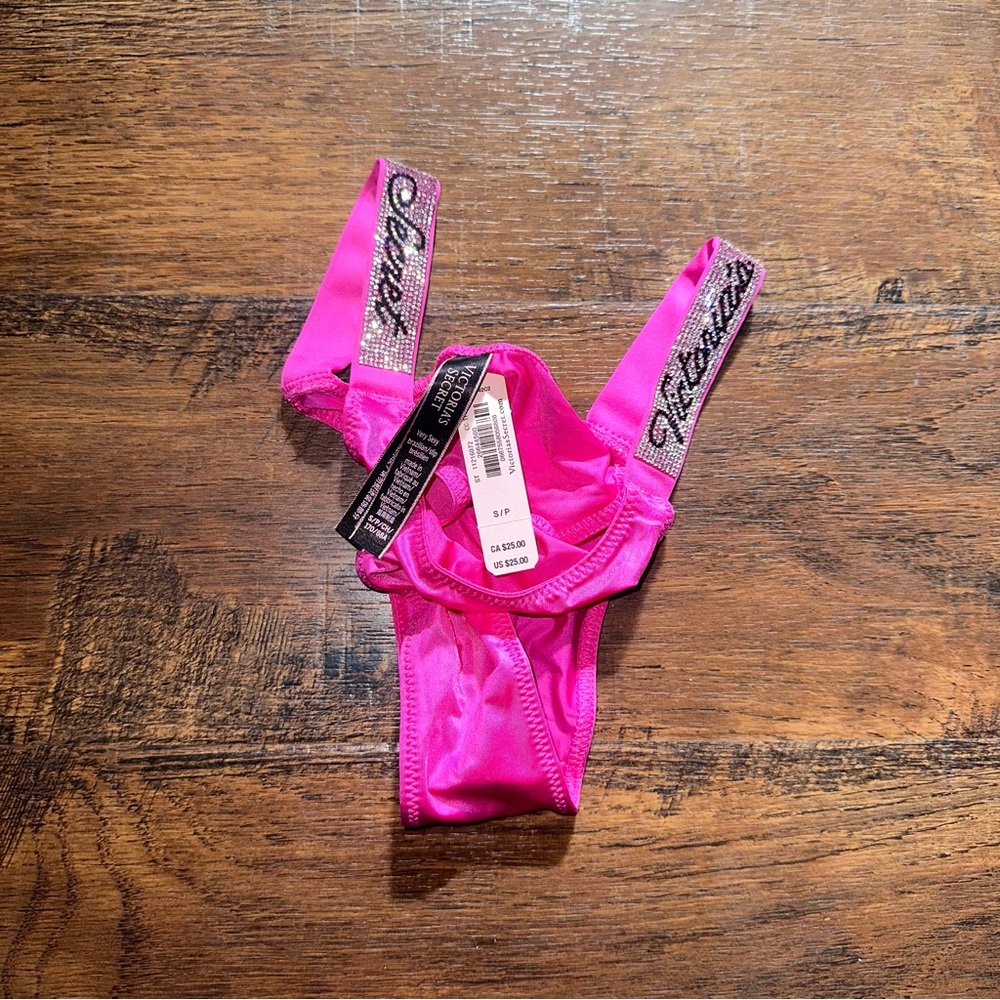 NEW Victoria’s Secret Bling Shine Strap Brazilian Panty - Picture 3 of 4